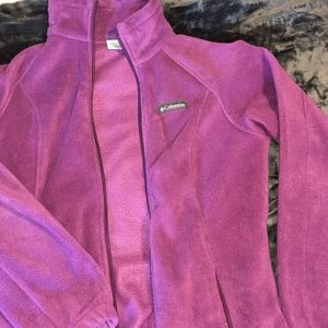 Columbia zip up coat